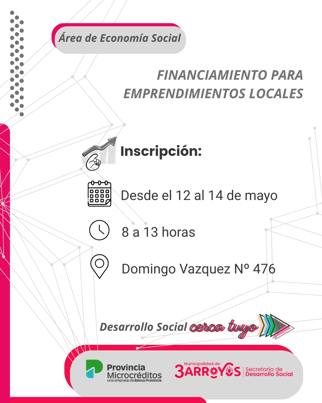 Nueva línea de financiación para emprendimientos locales