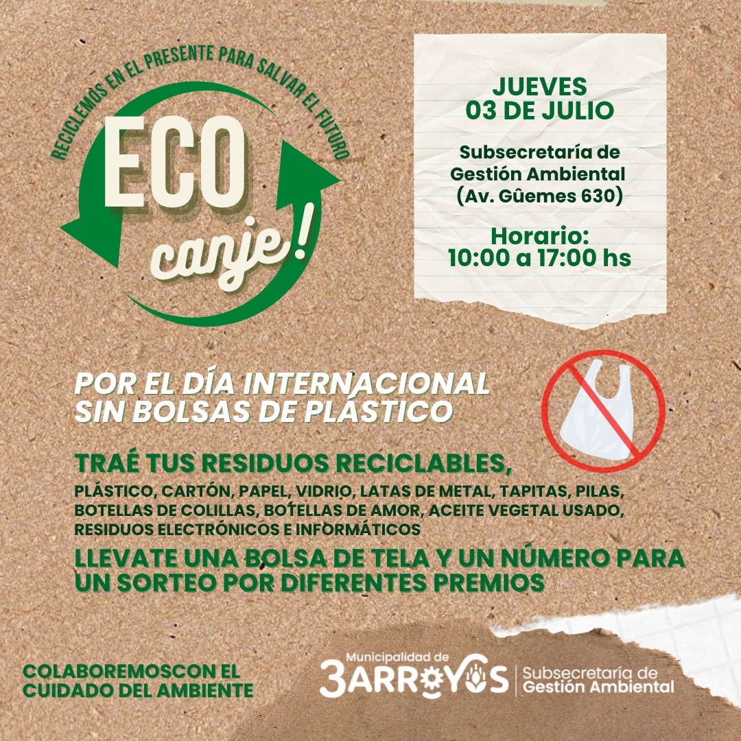 Jornada de Eco Canje este jueves