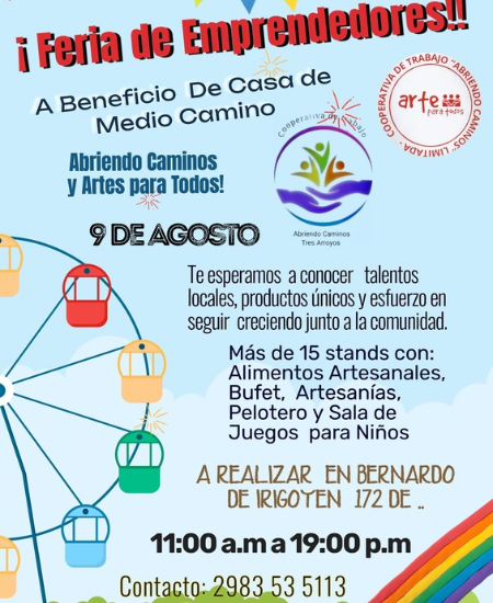 Feria de Emprendedores a beneficio de Casa de Medio Camino