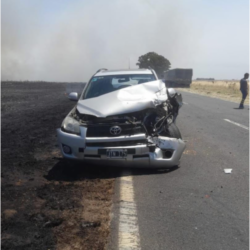 Choque frontal en la Ruta 3: los tresarroyenses hospitalizados fueron dados de alta