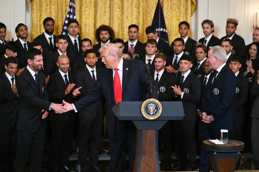 Messi y Trump en la Casa Blanca, una imagen que da la vuelta al mundo