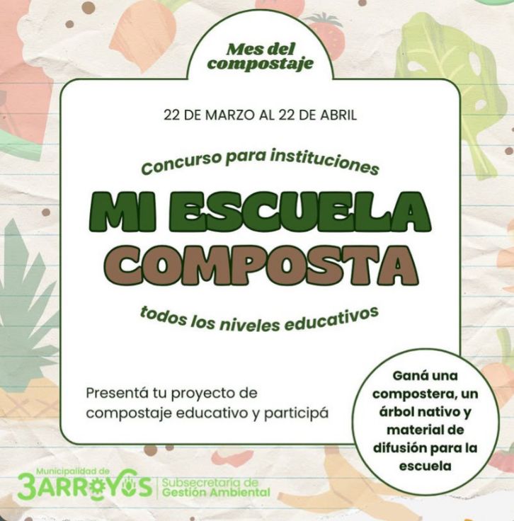 &Uacute;ltima semana para el concurso &ldquo;Mi escuela composta&rdquo;